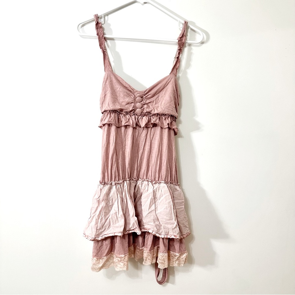 Beautiful Pink Detailed Dress - Size: S